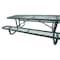 Vestil Rectangle Picnic Table, Green, 96 in L PT-MX-3096-GN - alternate 7